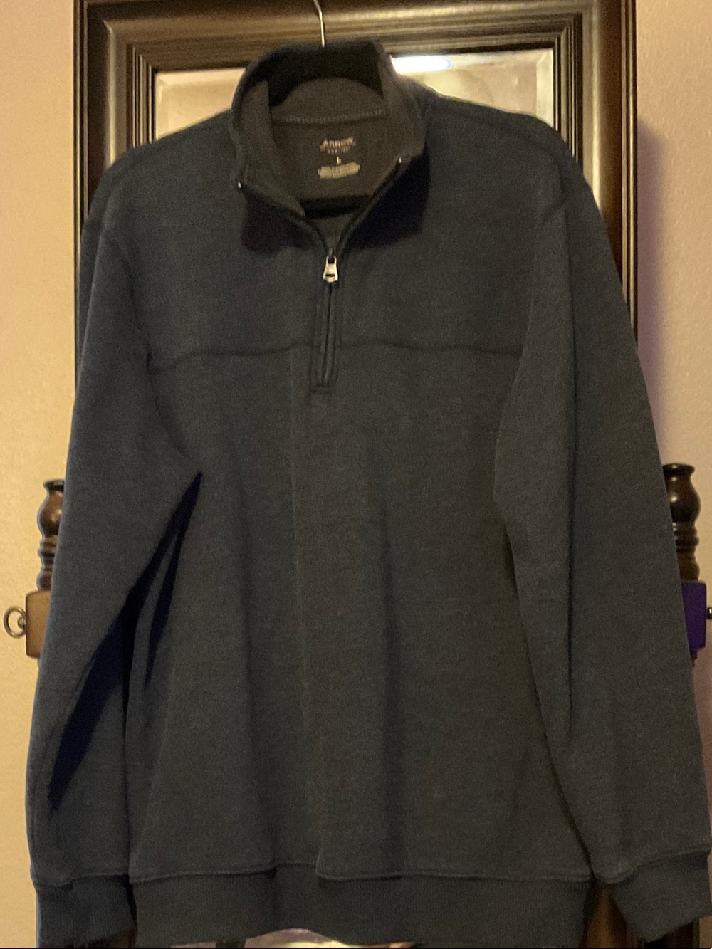 Apt. 9 Men's Charcoal Half-Zip Pullover Sweater